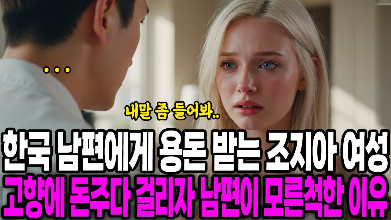 [해외감동사연] 한국 남편에게 용돈 받는 조지아 여성, 고향에 돈주다 걸리자 남편이 모른척한 이유