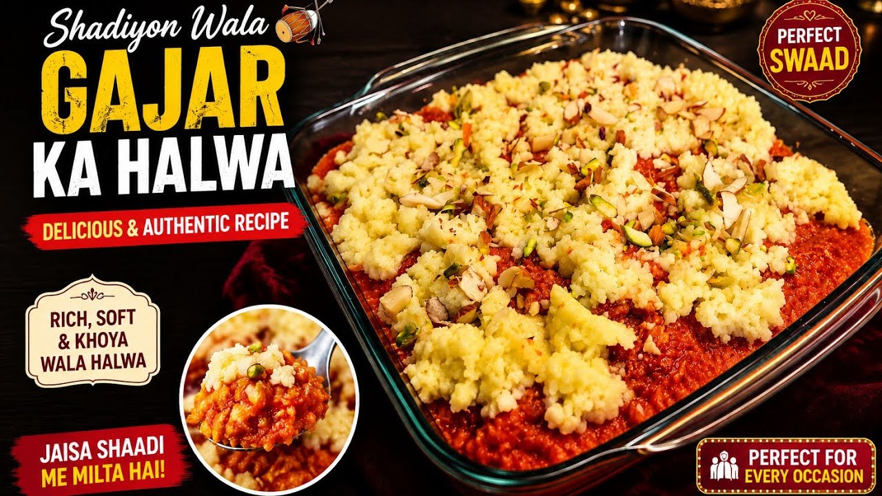 शादियों वाला गाजर का हलवा #food#cooking#shadiyonwalahalwa#gajarhalwarecipe#arshisflavour#redfood 