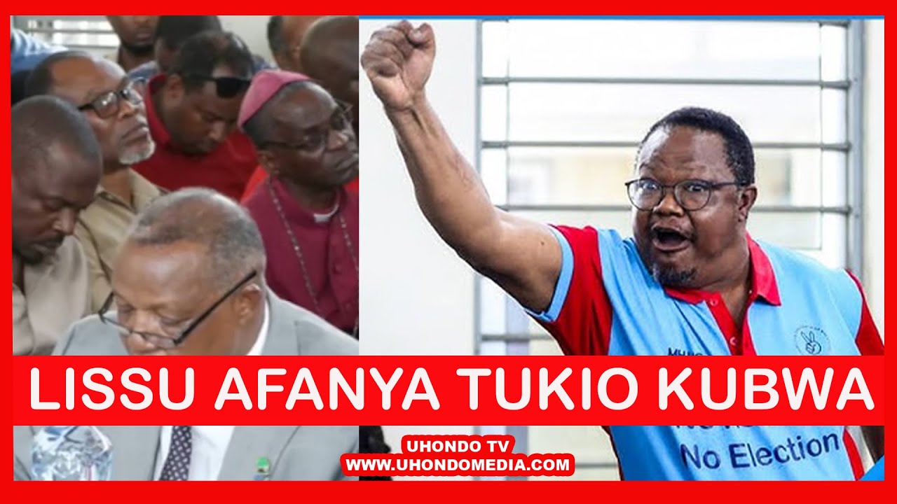 TAZAMA ALICHOKIFANYA LISSU MAHAKAMANI BAADA YA KUSIKIA MAJIBU YA MWISHO''HAKI YA MSHTAKIWA NI MSINGI