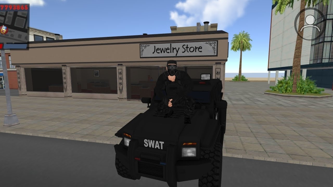 Robando la joyería 😎.