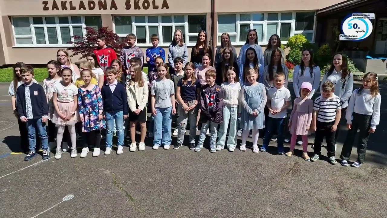 Školská hymna vytvorená pri príležitosti 50. výročia založenia našej školy