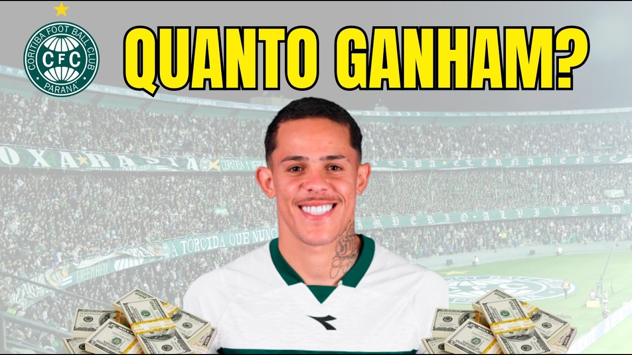 SALÁRIOS DO CORITIBA 2026 |  REVELADO |  Quanto Cada Jogador Ganha por Mês?