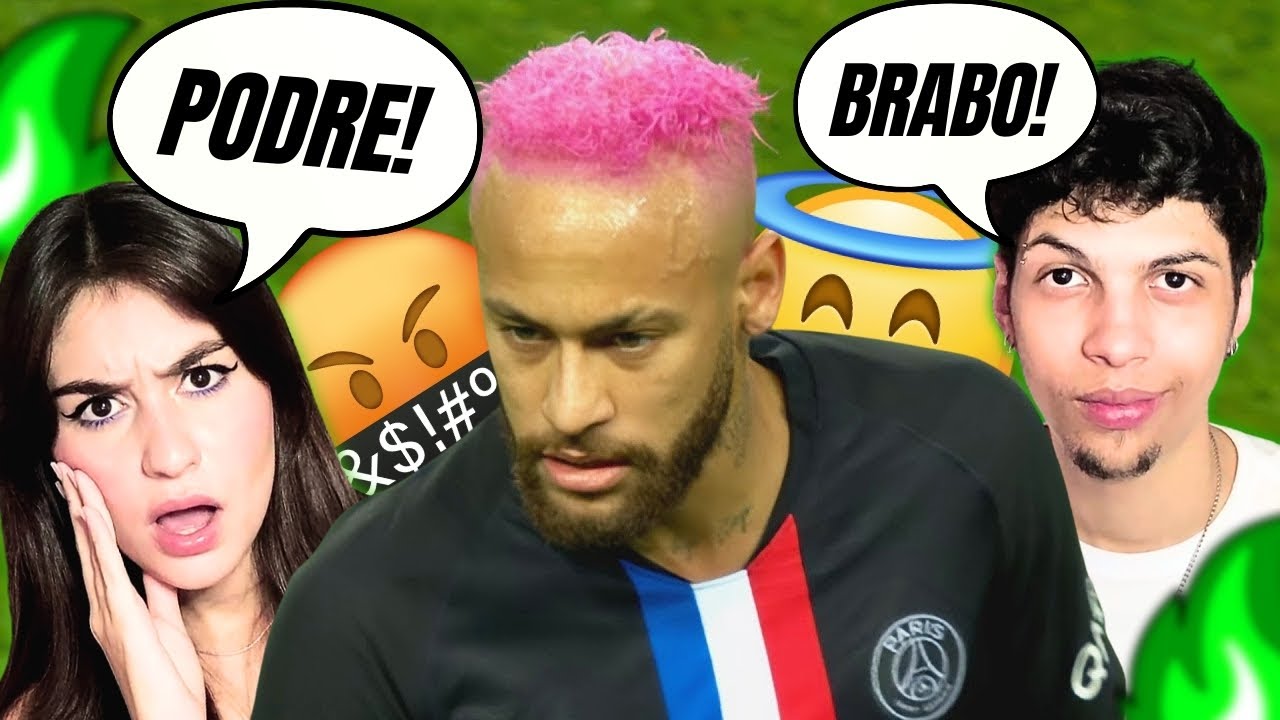 HATER do NEYMAR reagindo ao seu PRIME em campo! - VT e LELE