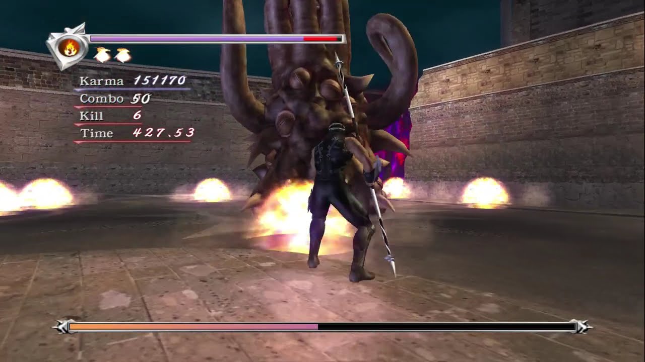 Ninja Gaiden Black - Nightmarish Phantasm 2 - Karma run 973,652