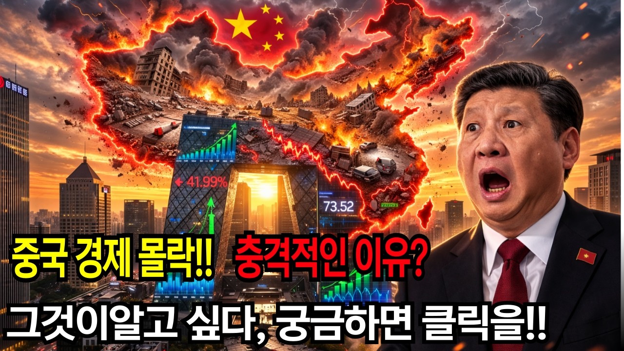 중국 경제 위기는 한국에게 경고등이자 신호탄이다, 중국 경제 앞으로의 미래는?