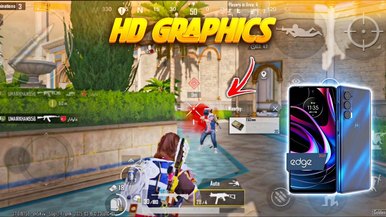 Motorola Edge 2021 Pubg Test 3.7 Update | Moto Edge 2021 HD Graphics Gameplay