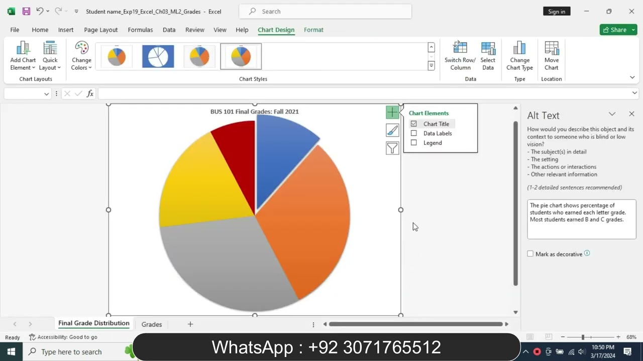 Exp19 Excel Ch03 ML2 Grades 2