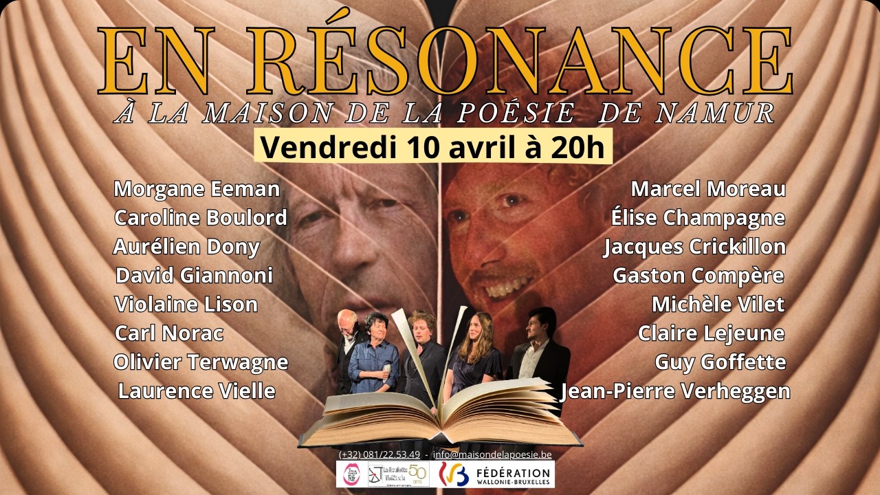 “En résonance II” à La Maison de la Poésie de Namur