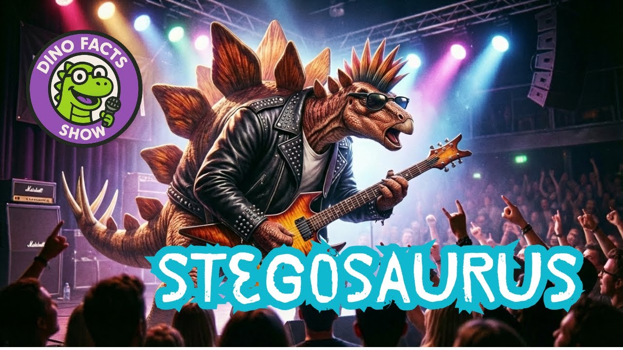 Stegosaurus Song for Kids 🎶 Fun Dinosaur Facts, Learn With Music! The Coolest Dino You've Ever Seen