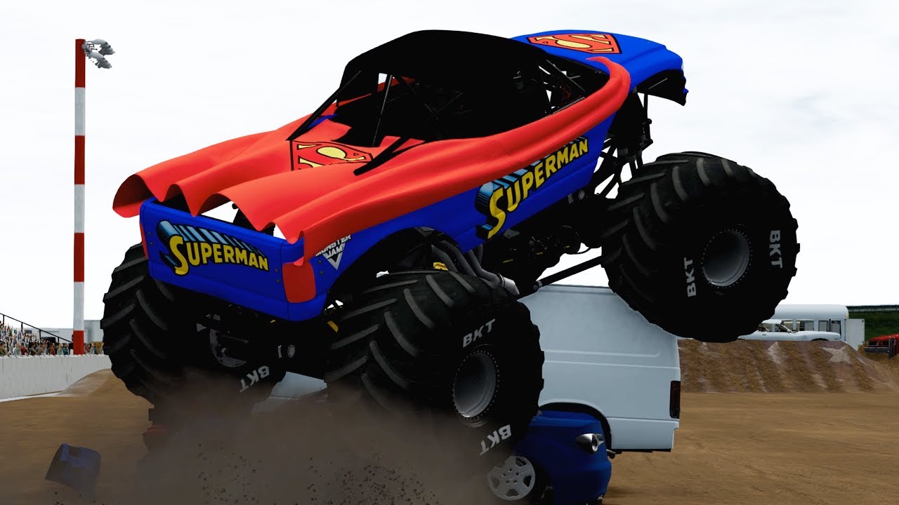 20 Truck Great American Bash V Freestyle - BeamNG.Drive Monster Jam