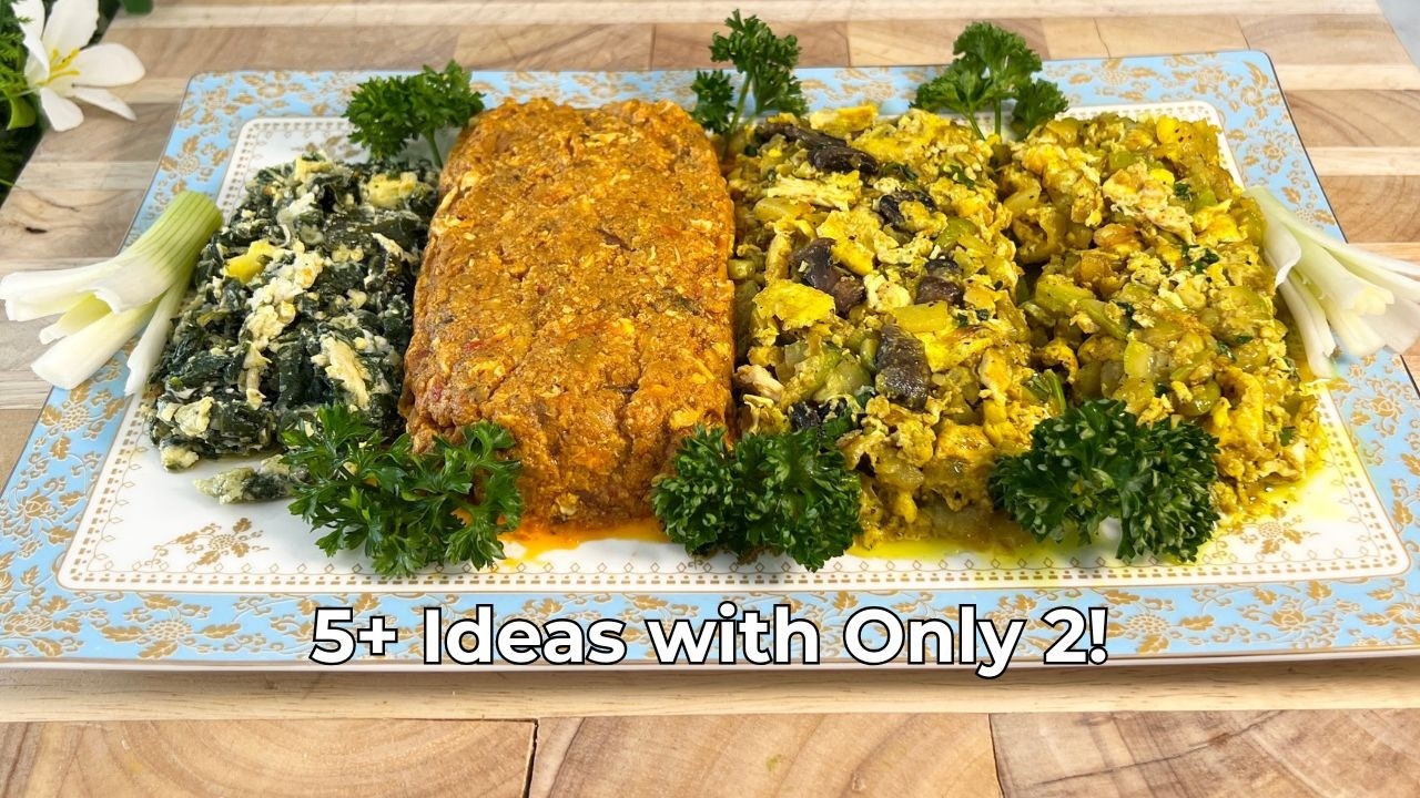 5+ Easy Dishes, Only 2 Ingredients!
