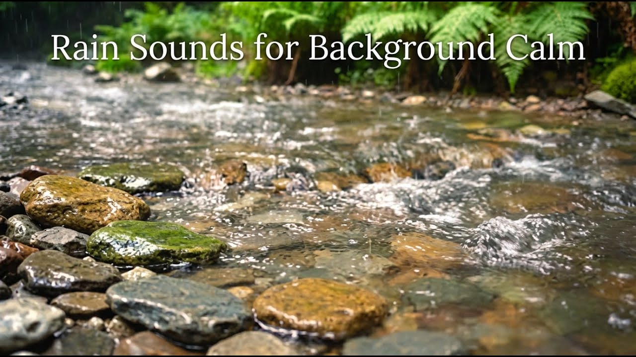 Rain Sounds for Background Calm #Ambient YouTube | Relaxation Journey