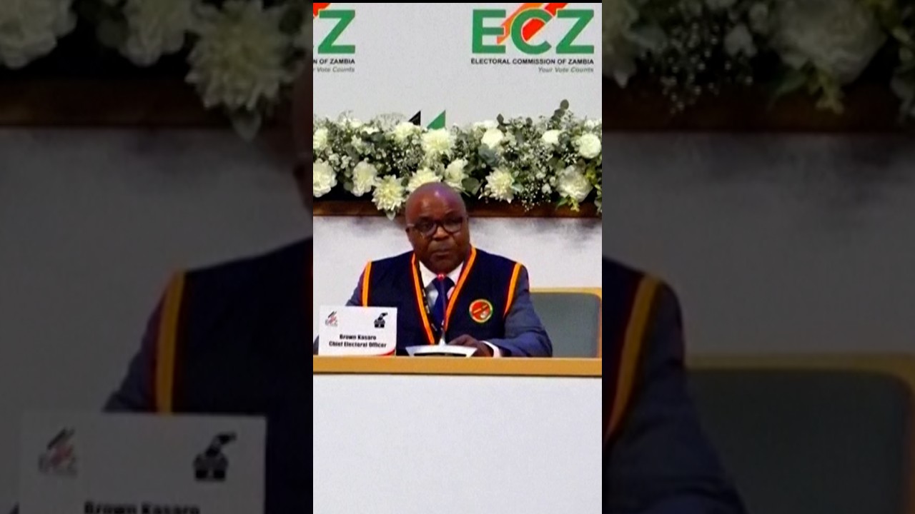 Zambia suspends vote counting in election citing violence