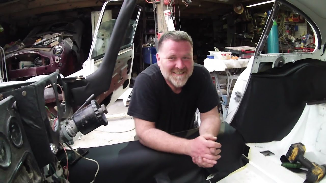 Jaguar E Type 60th 2+2 Restoration Challenge the Interior Trim cut and fitting is underway