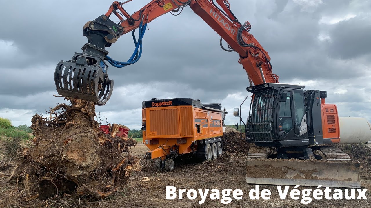 Broyage de végétaux