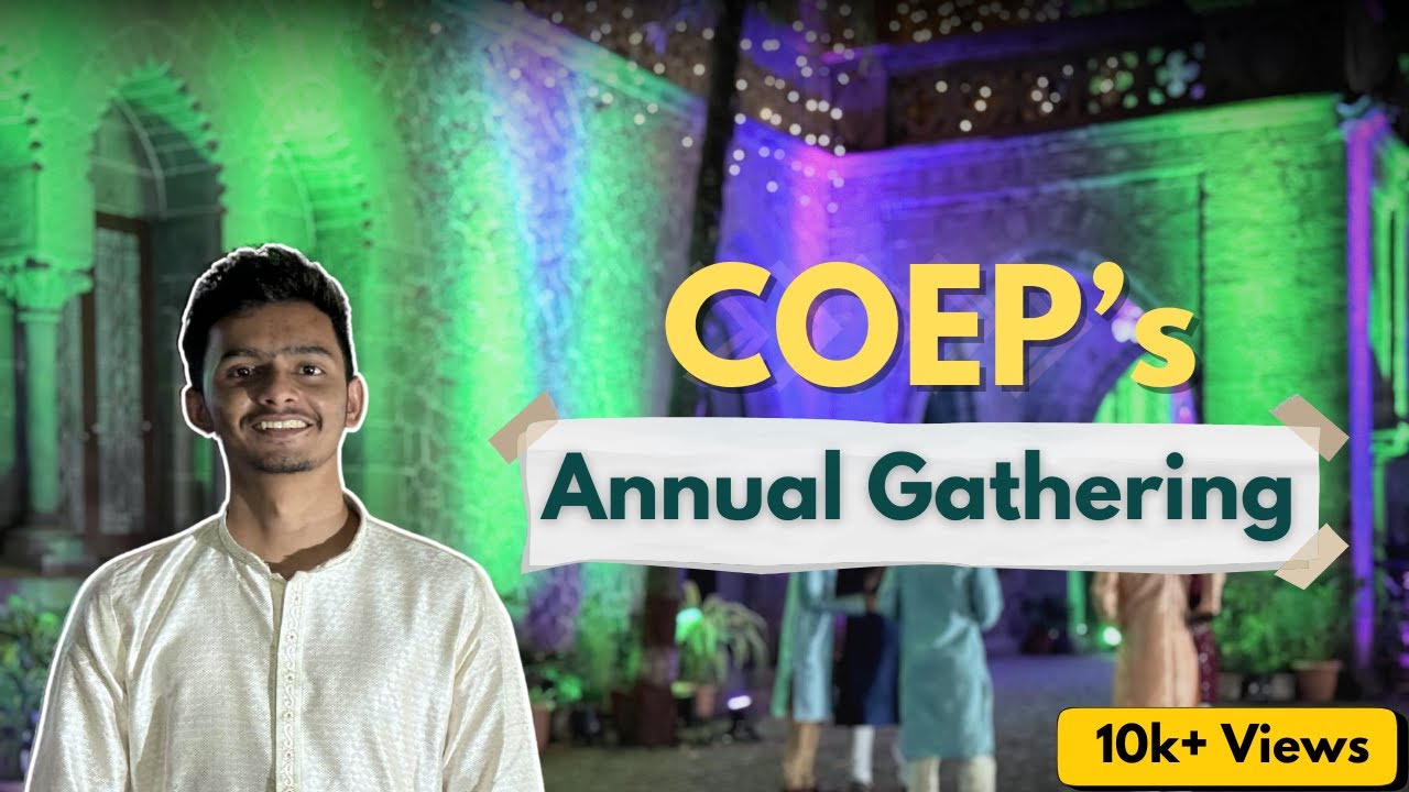 This is What COEP's Annual Gathering Looks Like | COEP | Pune #vlog #coep #engineering