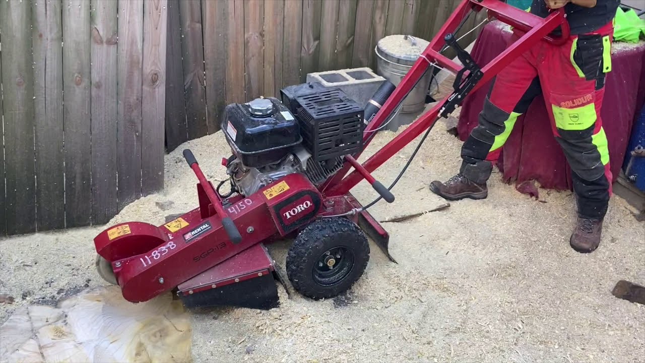 Toro SGR 13 Stump Grinder Home Depot rental