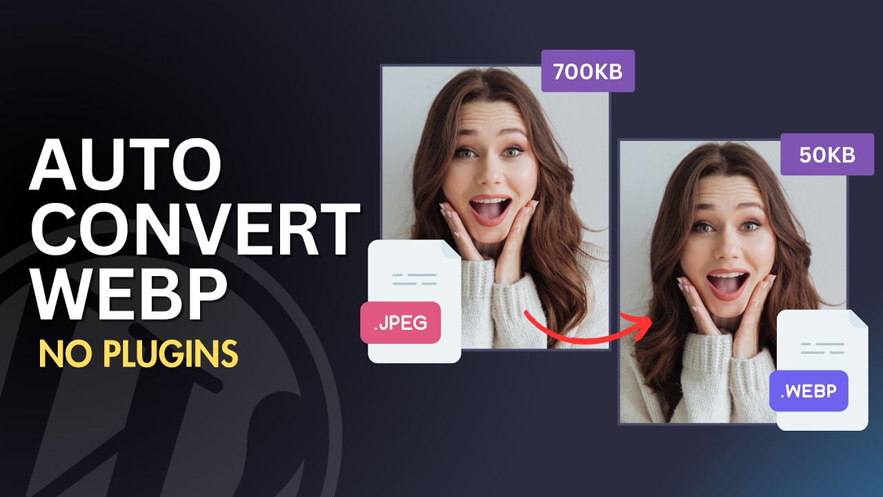 Auto Convert Images to WebP Format in WordPress (Without Plugins)