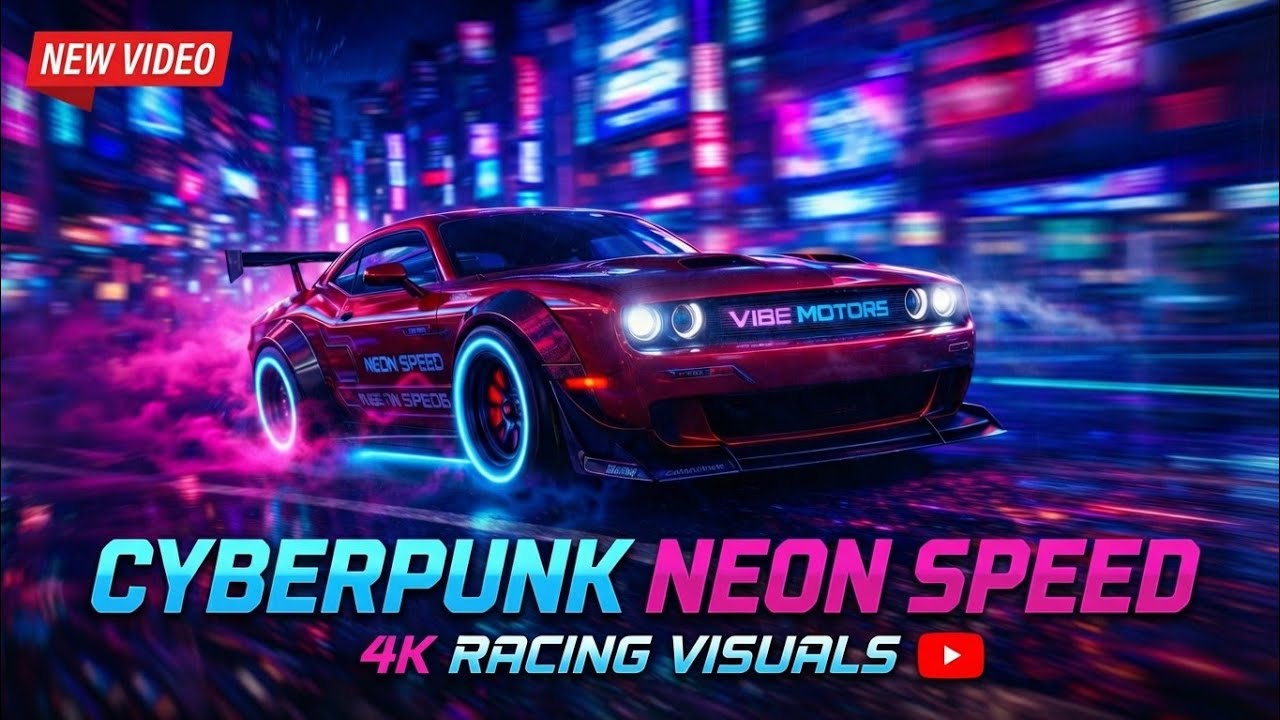 Cyberpunk Neon Speed — Progressive Night Drive Music 🌃🔥