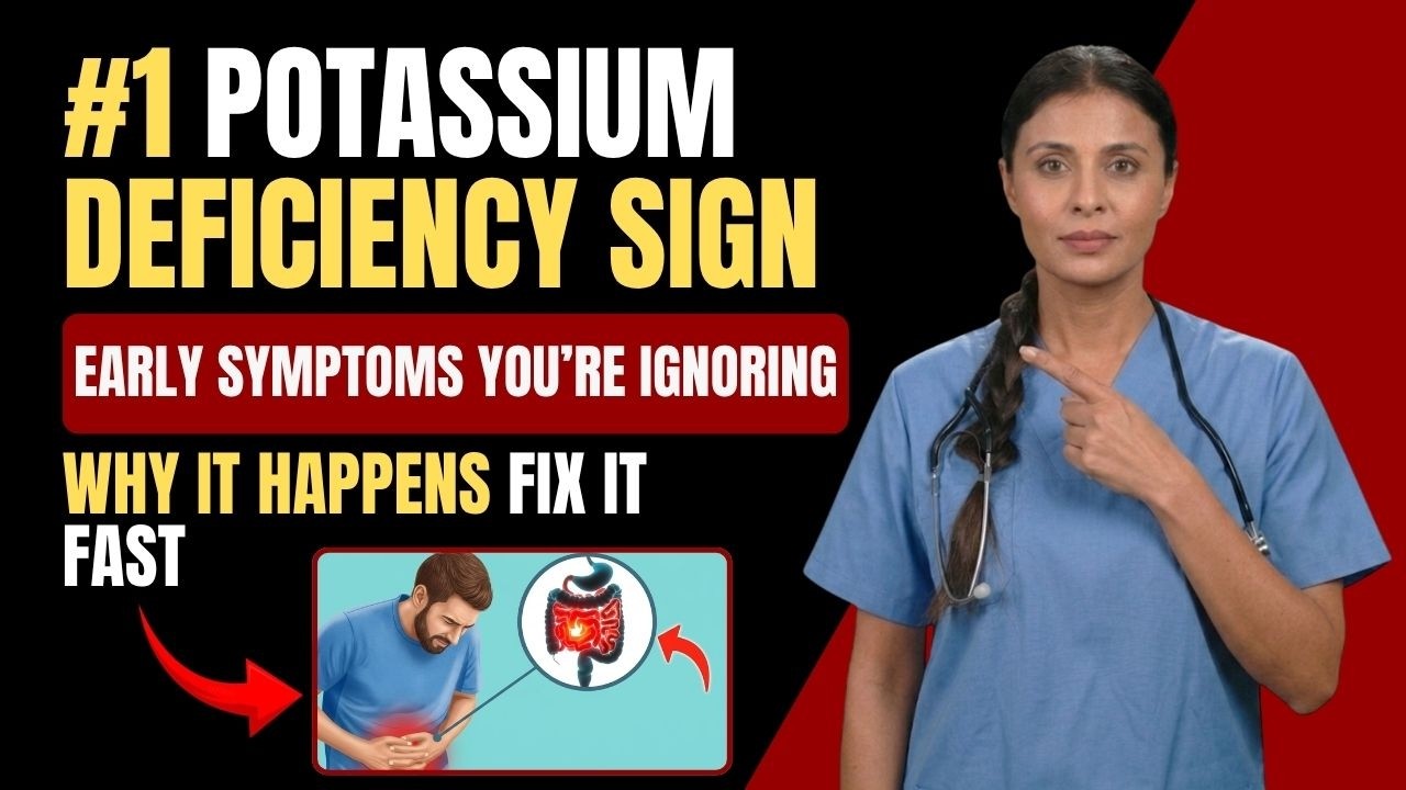 The #1 Sign You&rsquo;re Low in Potassium Early Symptoms, Common Causes & How to Fix It Fast