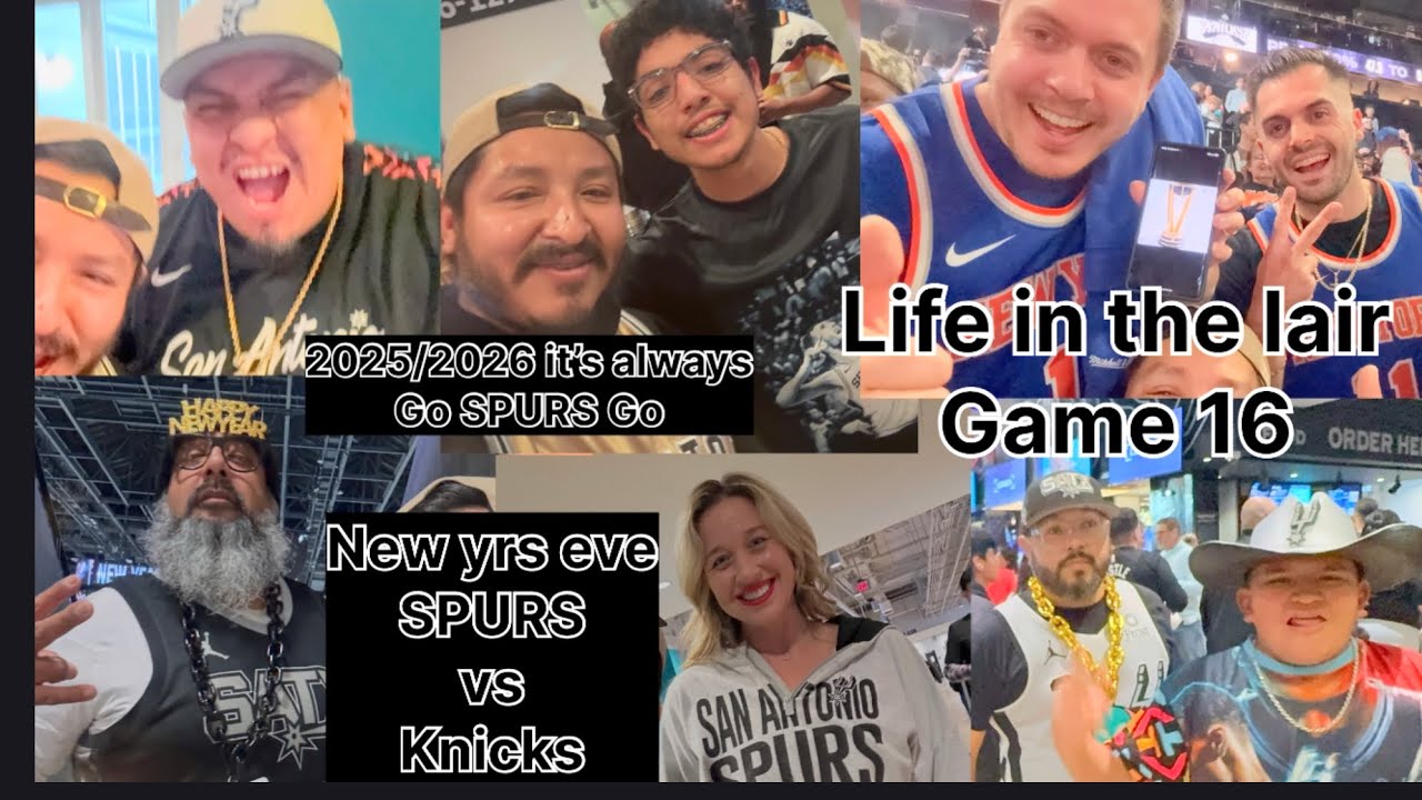 Life in the lair as a @SpursJackal on #nye 