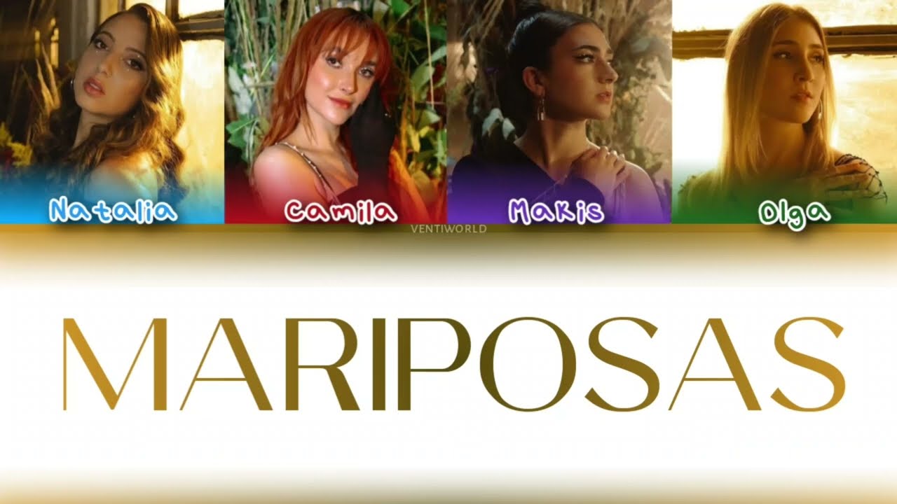 Ventino - 'Mariposas' (Color coded lyrics esp/eng)