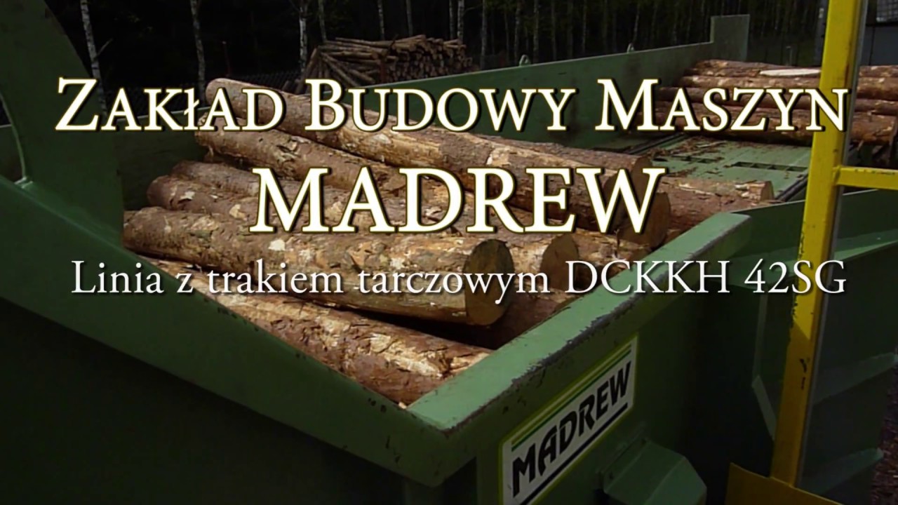 Linia tartaczna, trak tarczowy, sztaplarka - ZBM Madrew