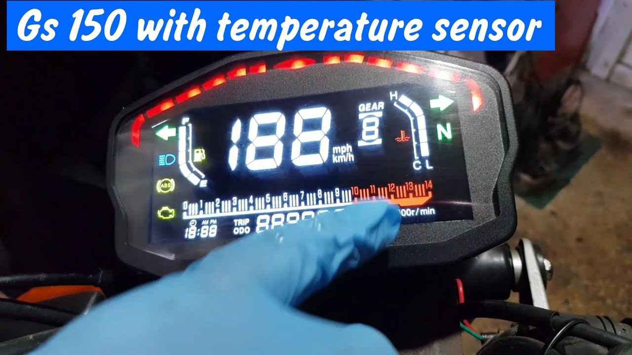 Project Suzuki Gs 150 with temperature sensor By Tamoor Pervaiz