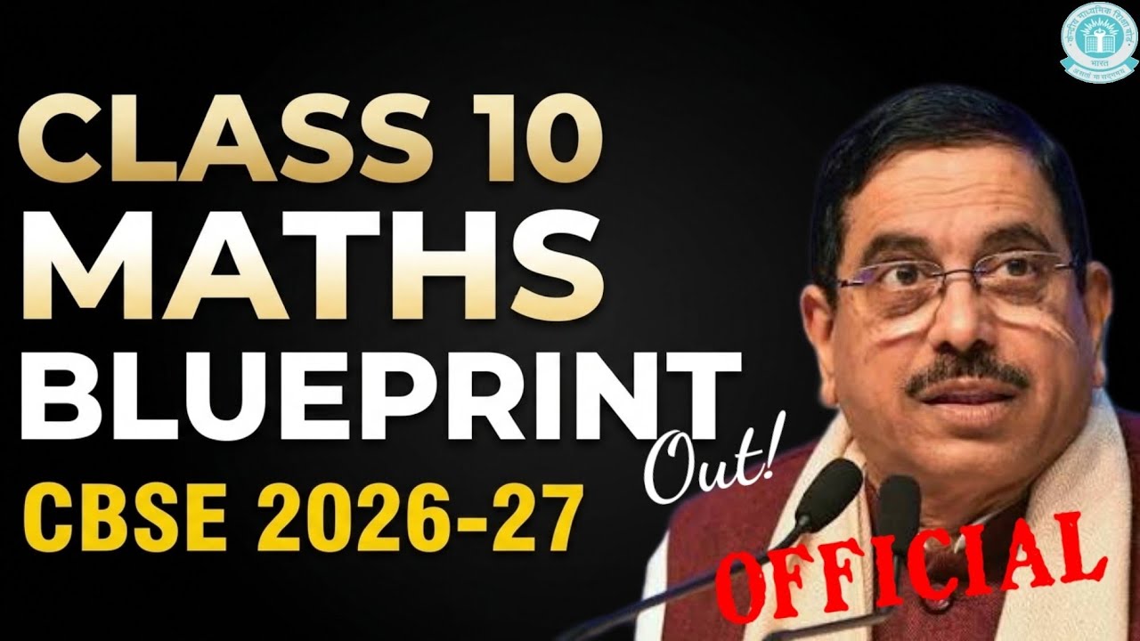 Cbse Official Blueprint For Class 10th ✅ | Session 2026-27 | Chapterwise Weightage 