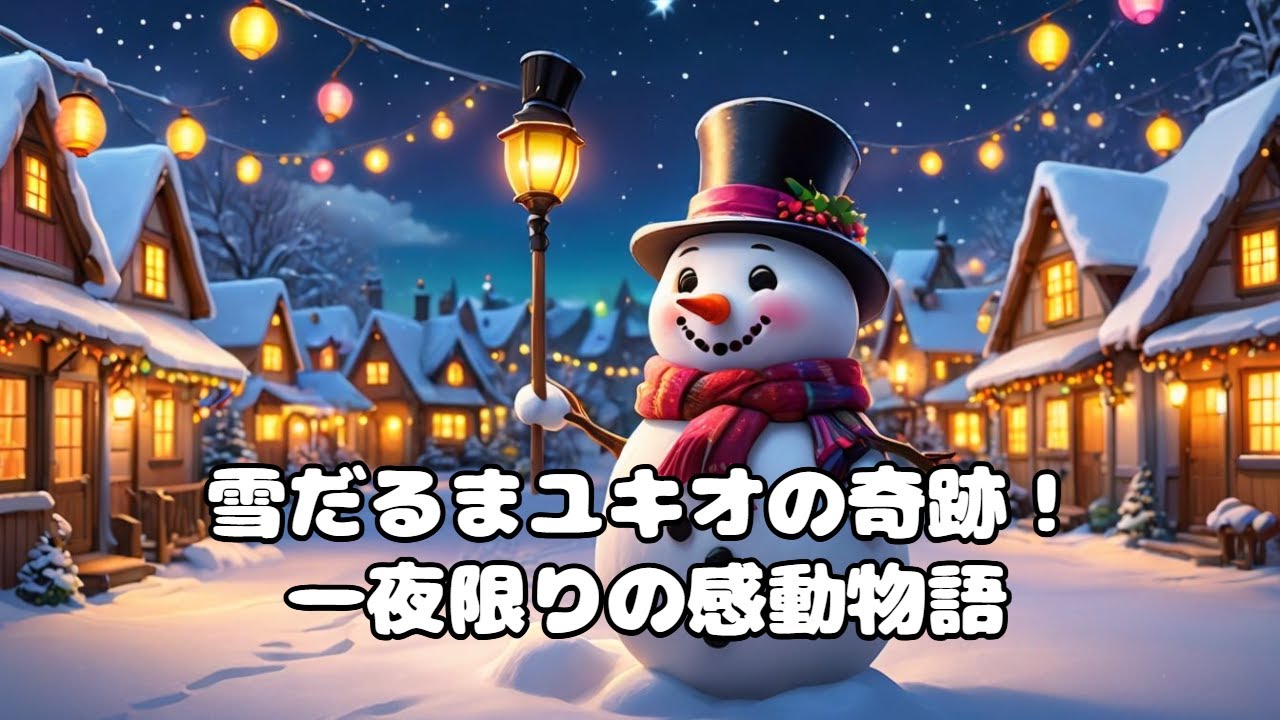 雪だるまの最後の晩