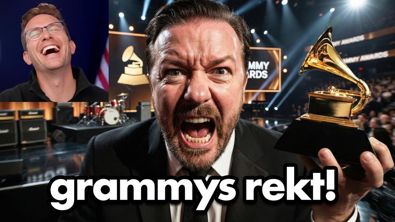 Ricky Gervais Goes NUCLEAR on The Grammys&hellip;