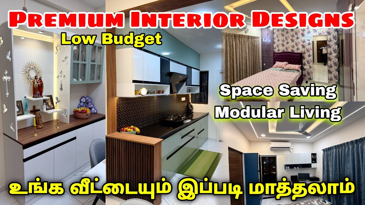 நம்ப முடியாத விலையில் Cheapest Interior Design Tamil | Home Decor | Modular Living Modular Kitchen
