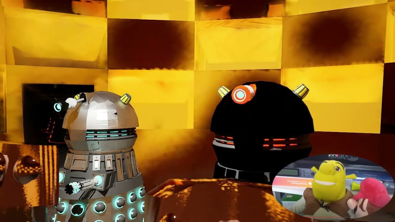 DALEK REACTS TDL Short Shrek vs  The Spider
