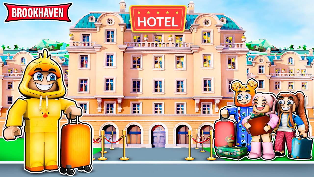 Mijn HOTEL Werd OVERVALLEN In Roblox.. (Brookhaven)