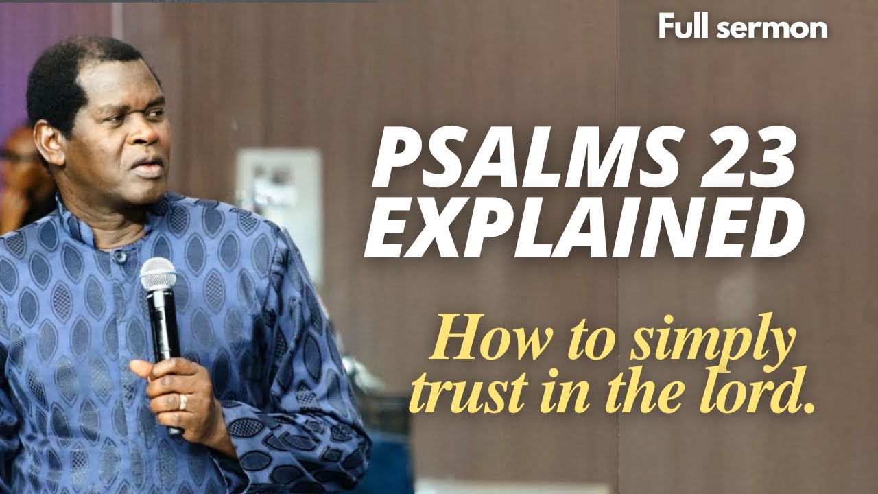 How to simply trust in the lord | psalms 23 |Pastor robert kayanja
