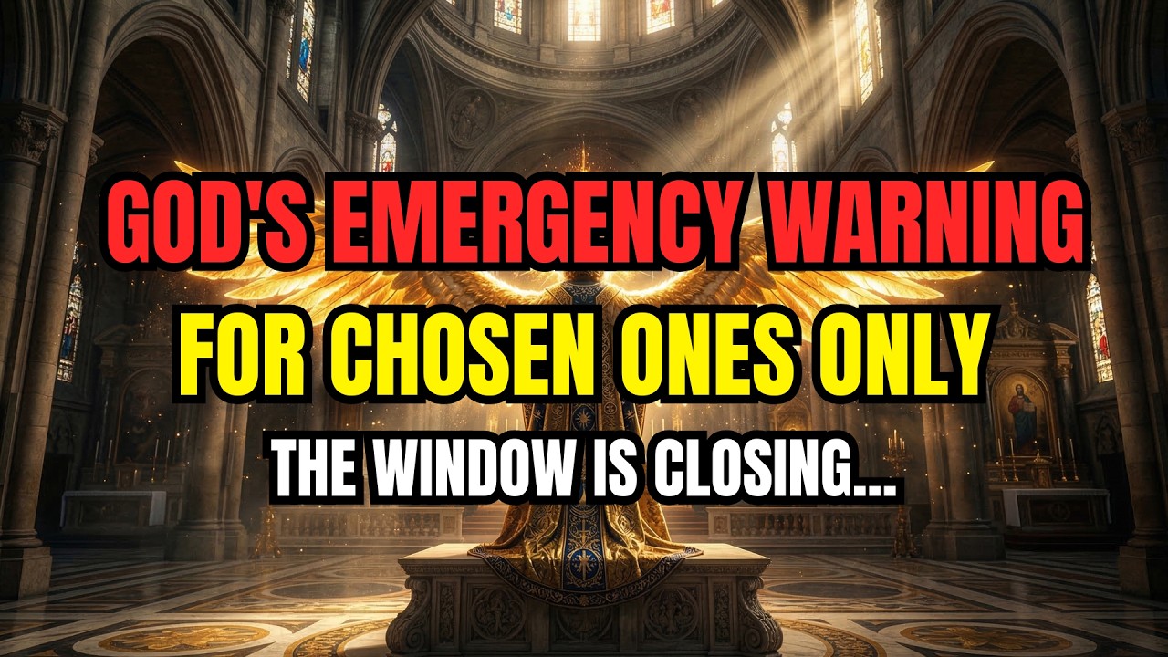 Chosen One: God's Emergency Warning, The Window He Is Holding Open For You....