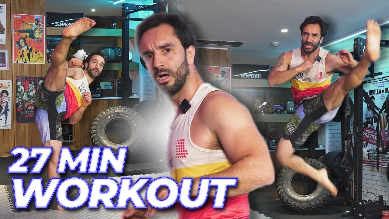 KICKING WORKOUT - 27 Minutes at Home / Dojo