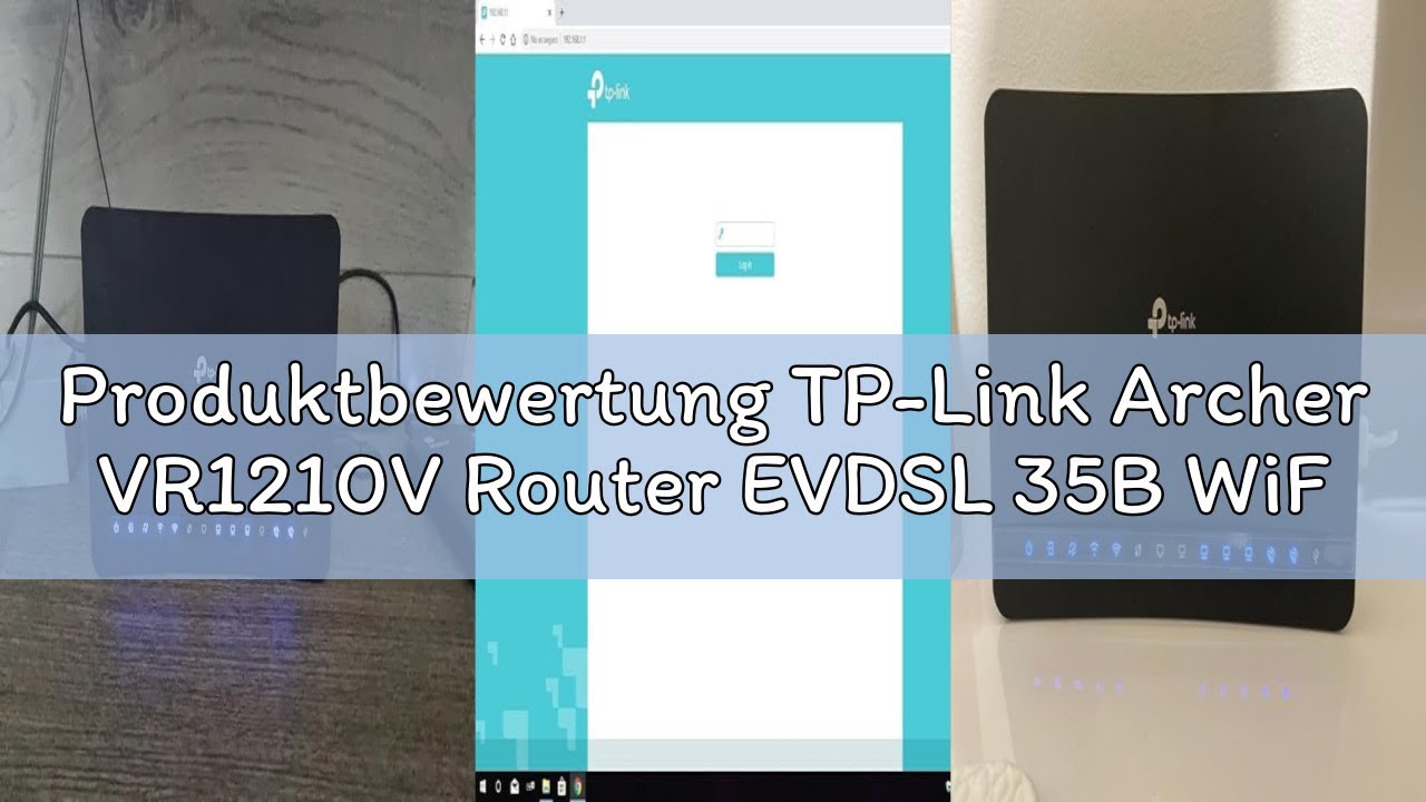 Produktbewertung TP-Link Archer VR1210V Router EVDSL 35B WiFi Doble Banda AC1200