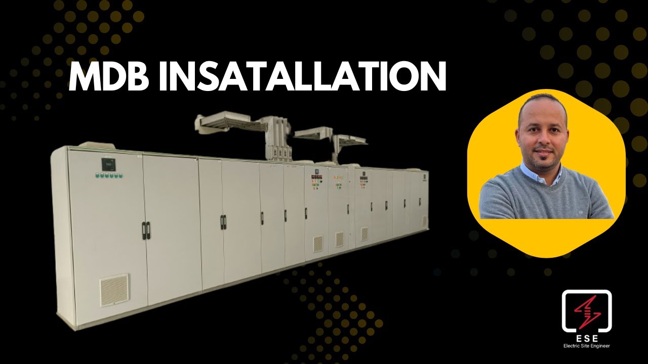 Low Voltage Switch gear (MDB) installation تركيب لوحات التوزيع الرئيسية