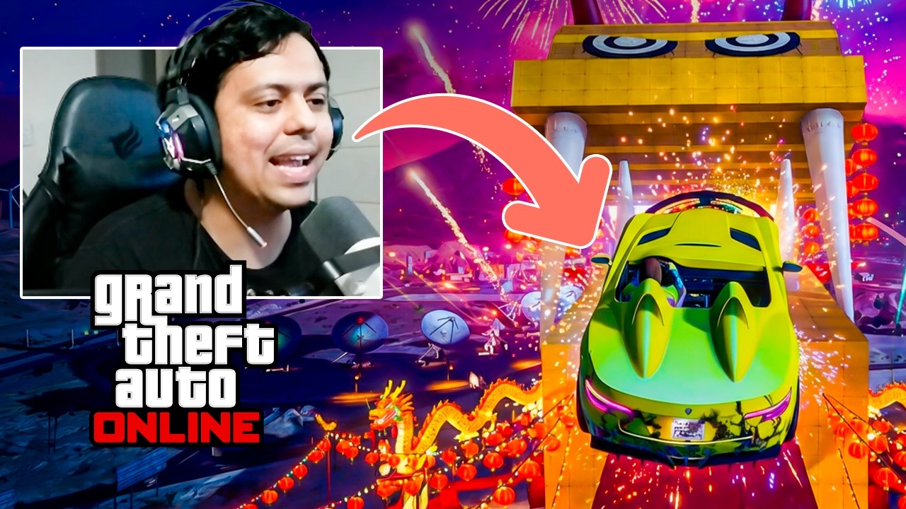 QUE ISSO ROCKSTAR??? Olha essa CORRIDA INSANA no GTA ONLINE do ANO NOVO LUNAR!