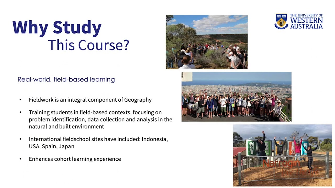 Study Human Geography and Planning at UWA