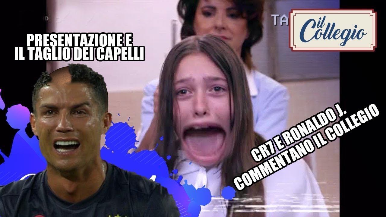CR7 E RONALDO JUNIOR COMMENTANO IL COLLEGIO 4 | PRESENTAZIONI E IL TAGLIO DEI CAPELLI |