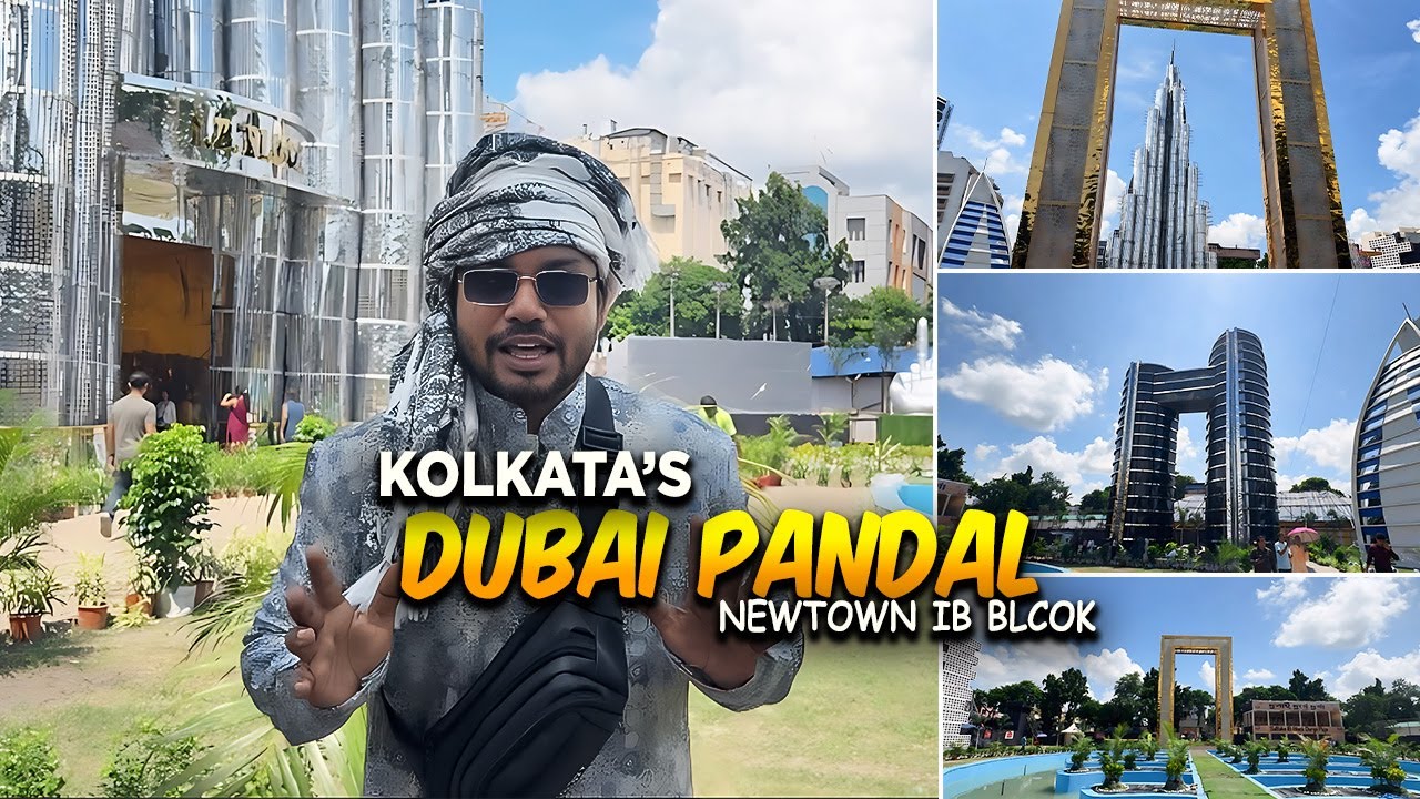 IB Block Burj Khalifa: Durga Puja 2025 ka Biggest Dubai Replica Ready Spot