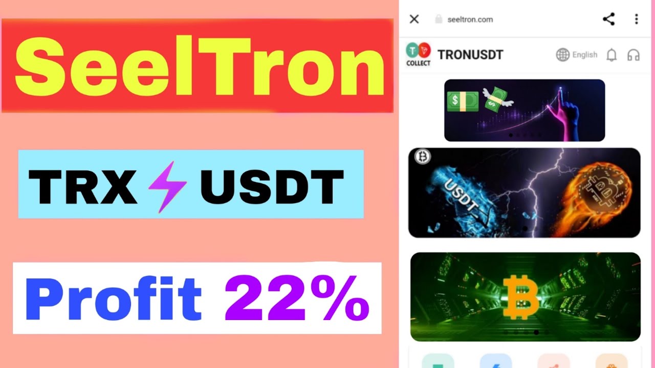 SeelTron - New Best TRX mining site 2022 | profit 5% to 22% | New Tron site | Salar Crypto