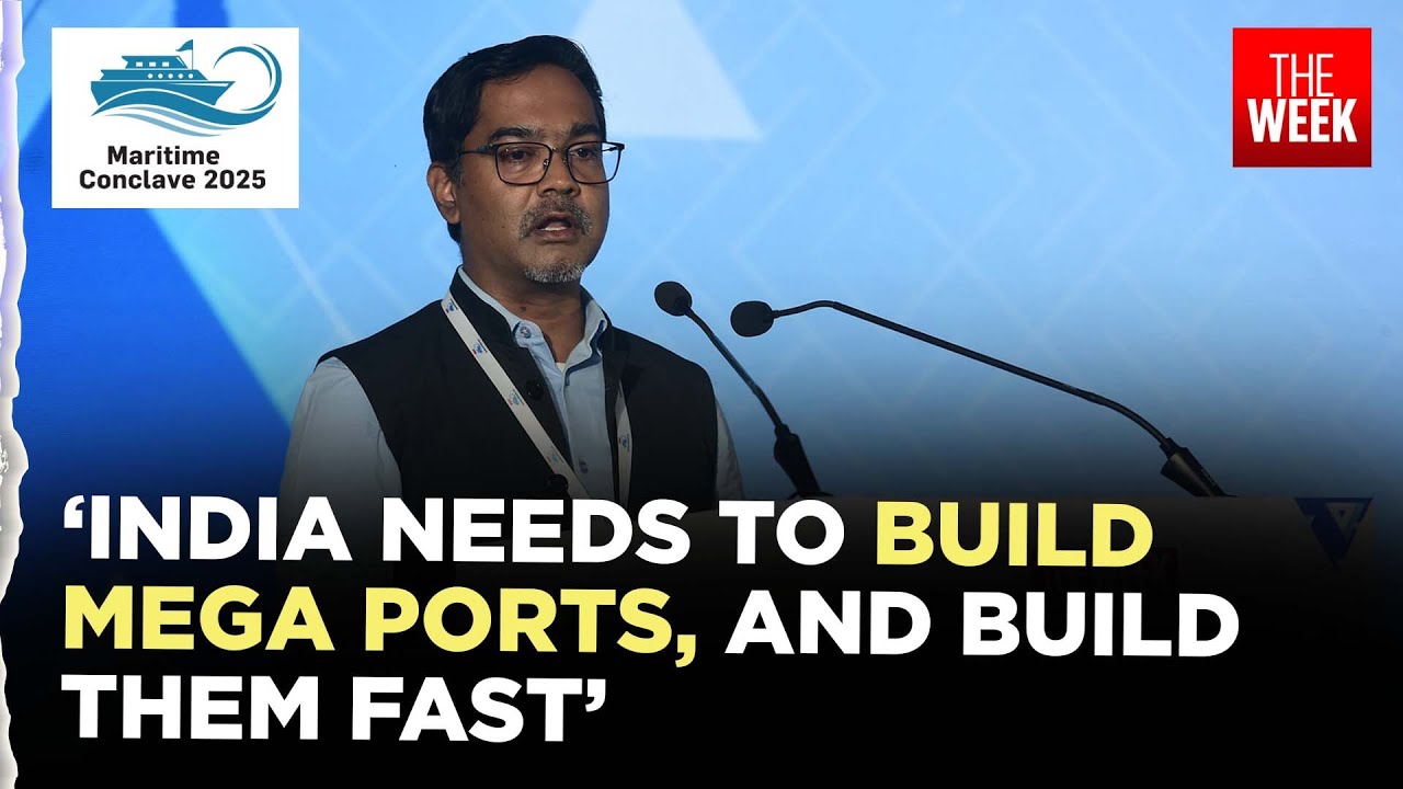 Pradeep Jayaraman, CEO, Adani Vizhinjam Port Private Limited, at THE WEEK Maritime Conclave 2025