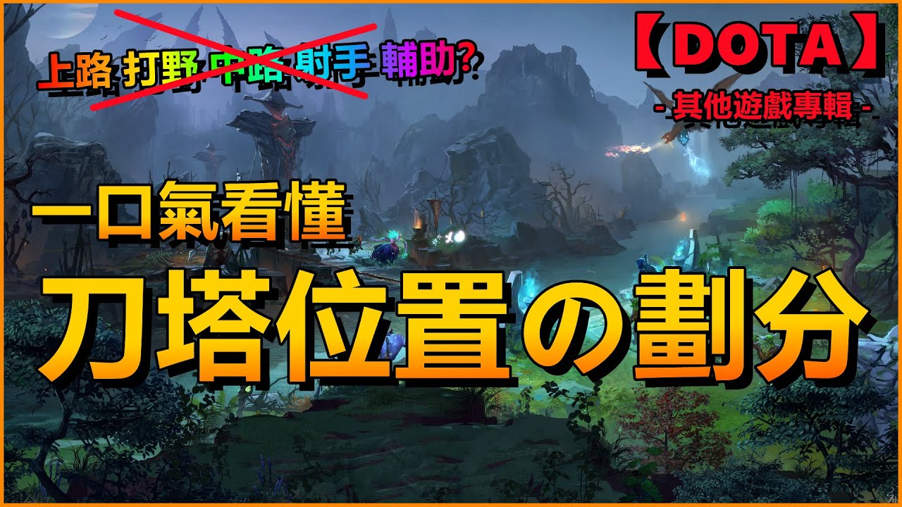 【DOTA2】與英雄聯盟有什麼不同？一口氣看完，刀塔位置的劃分！#木魚仔 #英雄聯盟 #dota2