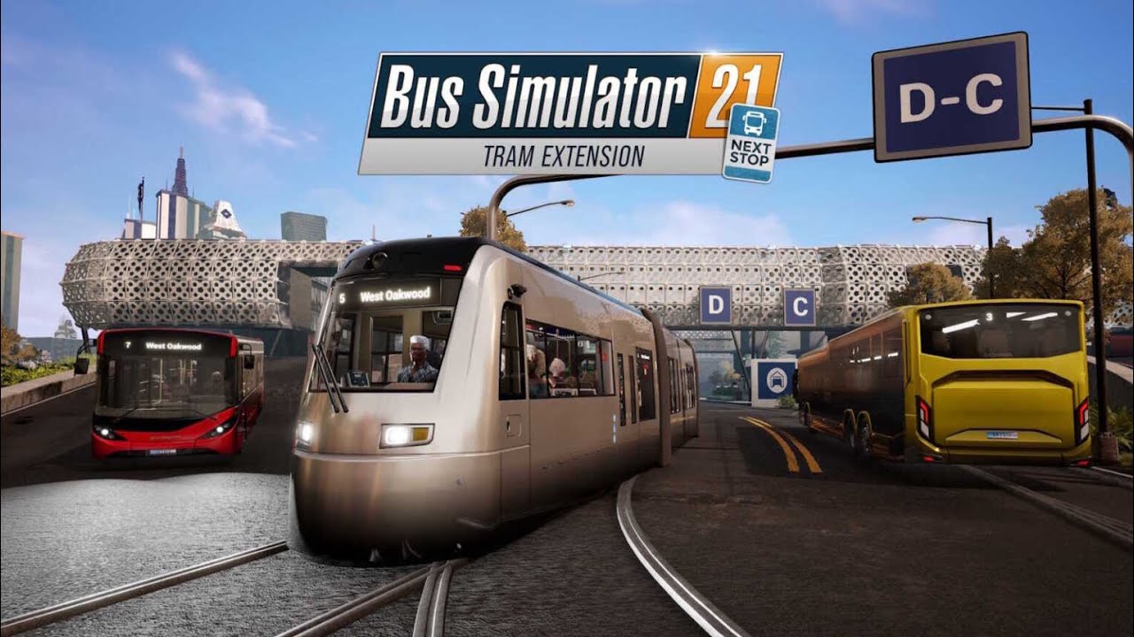 Bus simulator 21 Next Stop - Tram Transit DLC : Découverte du nouveau pack (non-commenté)