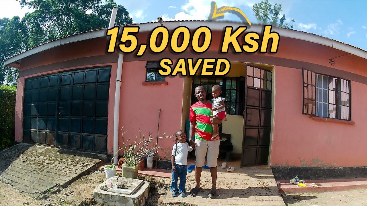 City Life to Village Life 15,000 Ksh Saved House Tour Own Compound!