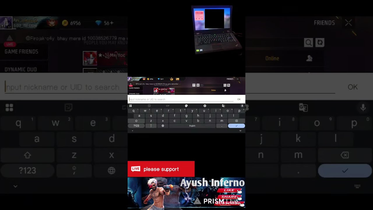 🔴 LIVE ID Reaction + Guild Test 😈 Join My Guild Now costum