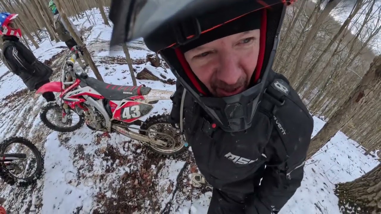 DIRT BIKES ICE SNOW AND MUD